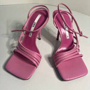 Zara Pink strappy sandals